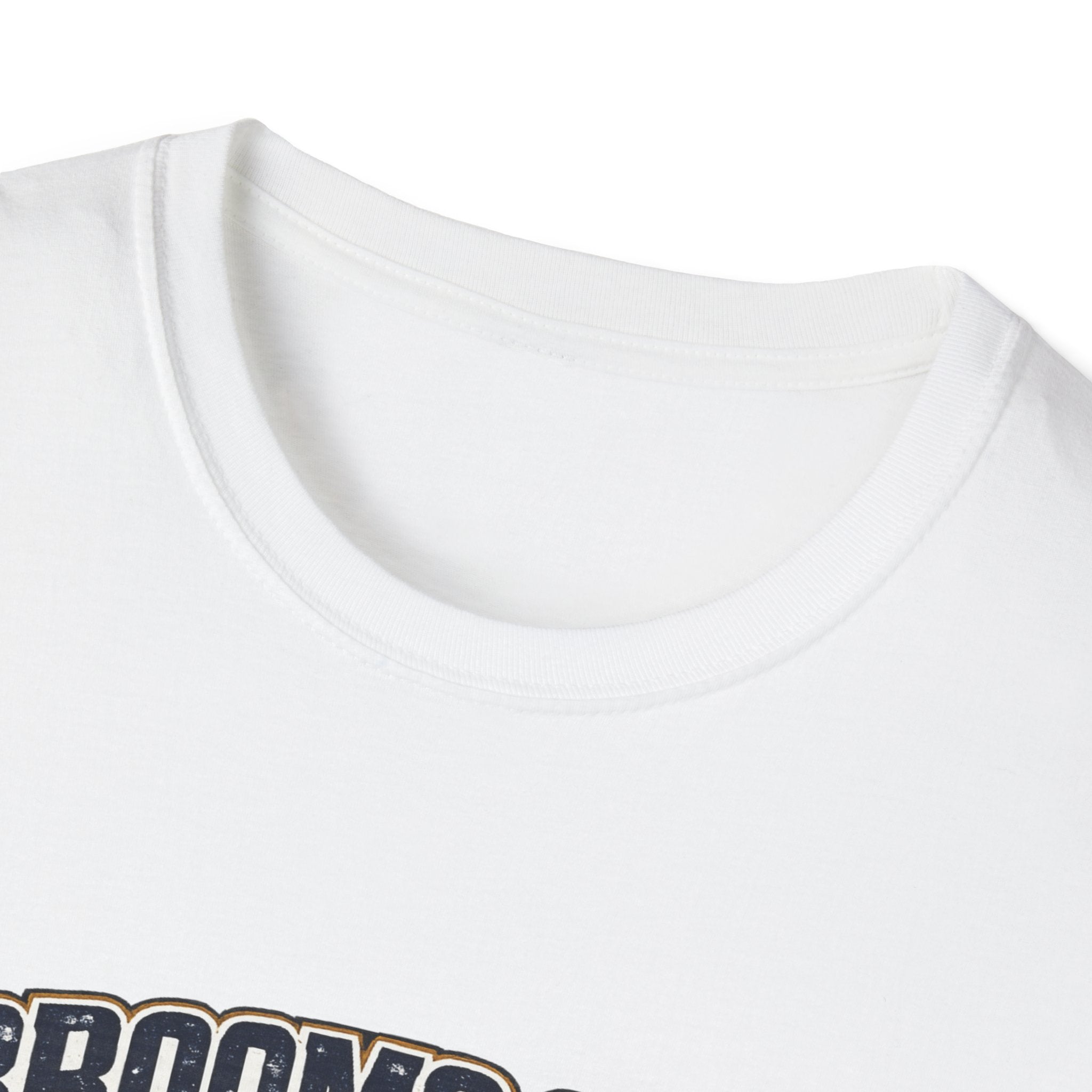 Brooms Out in the Bronx T-Shirt — Vintage Baseball Broom Design